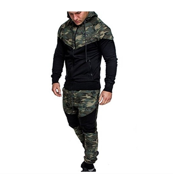 Other - Men's Camouflaged two Piece jogger set